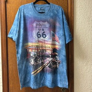 The Mountain Tie Dye Route 66 T-Shirt Size XL